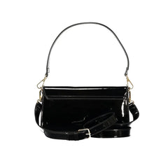 Mario Valentino Black Polyurethane Women Handbag