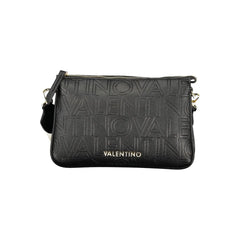 Mario Valentino Black Polyurethane Women’s Shoulder Bag