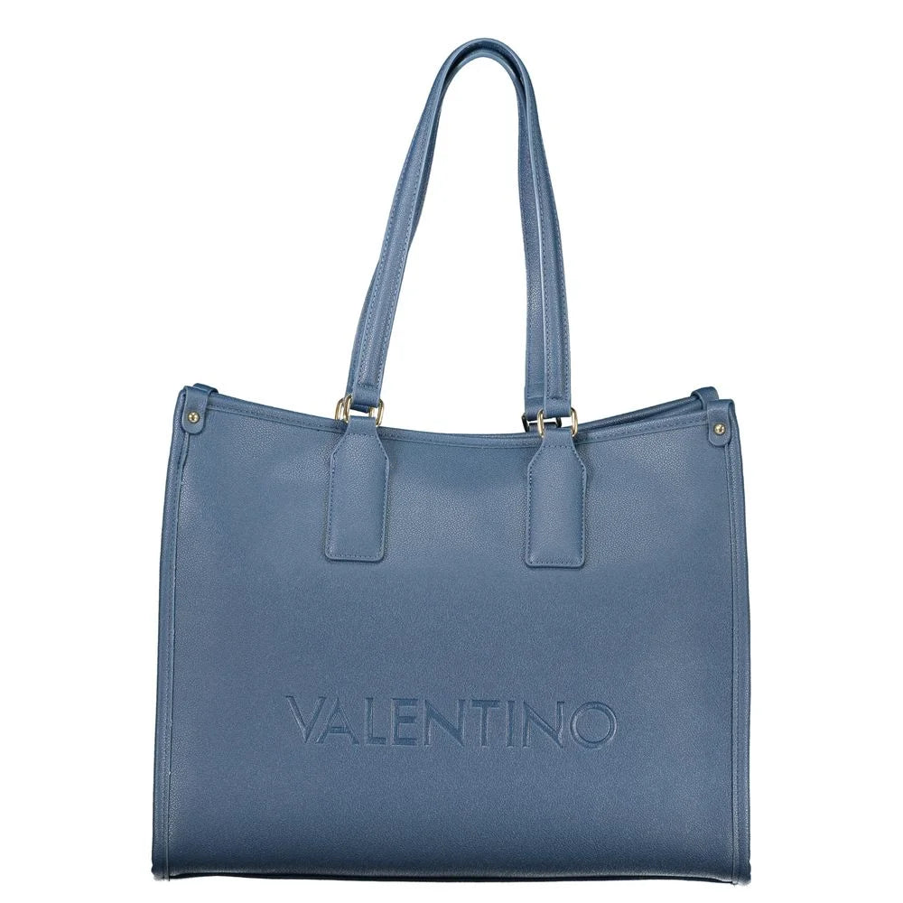 Mario Valentino Blue Polyethylene Handbag