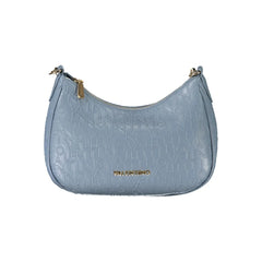 Mario Valentino Blue Polyethylene Handbag - Half-Moon Bags