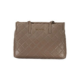 Mario Valentino Brown Polyethylene Handbag - Shoulder Bags