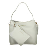 Mario Valentino Gray Polyethylene Handbag