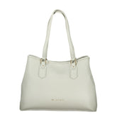 Mario Valentino Gray Polyethylene Handbag