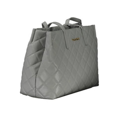 Mario Valentino Gray Polyethylene Handbag