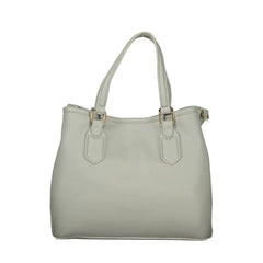 Mario Valentino Gray Polyethylene Handbag