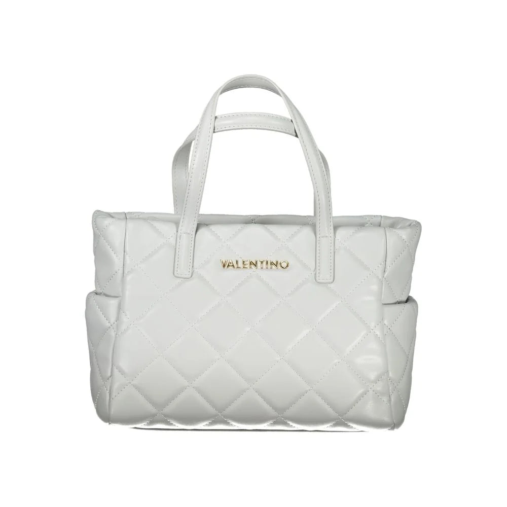 Mario Valentino Gray Polyethylene Handbag