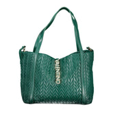 Mario Valentino Green Polyethylene Handbag