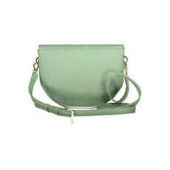 Mario Valentino Green Polyethylene Handbag - Half-Moon Bags