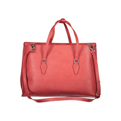 Mario Valentino Red Polyethylene Handbag - Shopper Bags