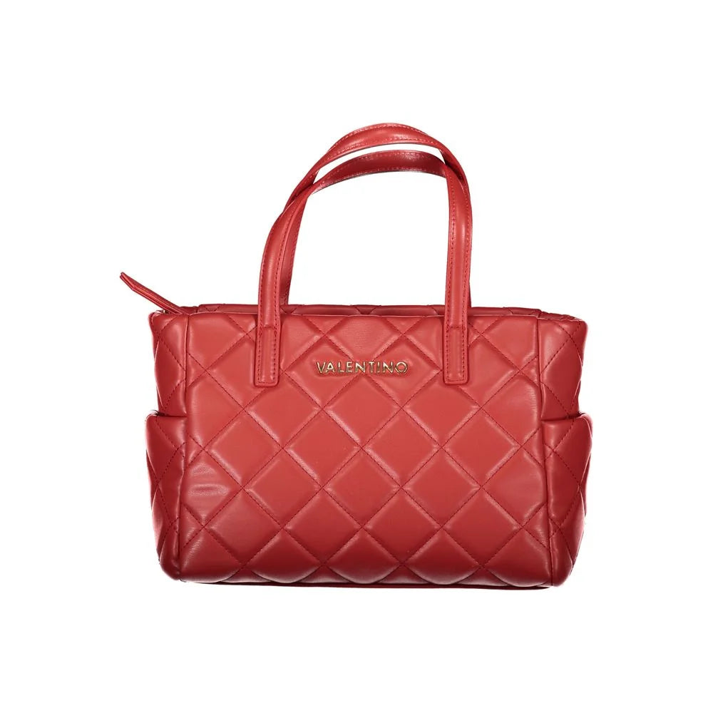 Mario Valentino Red Polyethylene Handbag - Shopper Bags