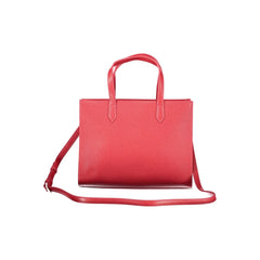 Mario Valentino Red Polyethylene Handbag - Shopper Bags