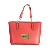 Mario Valentino Red Polyethylene Handbag - Shopper Bags