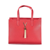 Mario Valentino Red Polyethylene Handbag - Shopper Bags