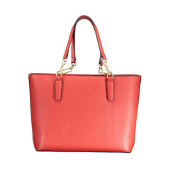 Mario Valentino Red Polyethylene Handbag - Shopper Bags
