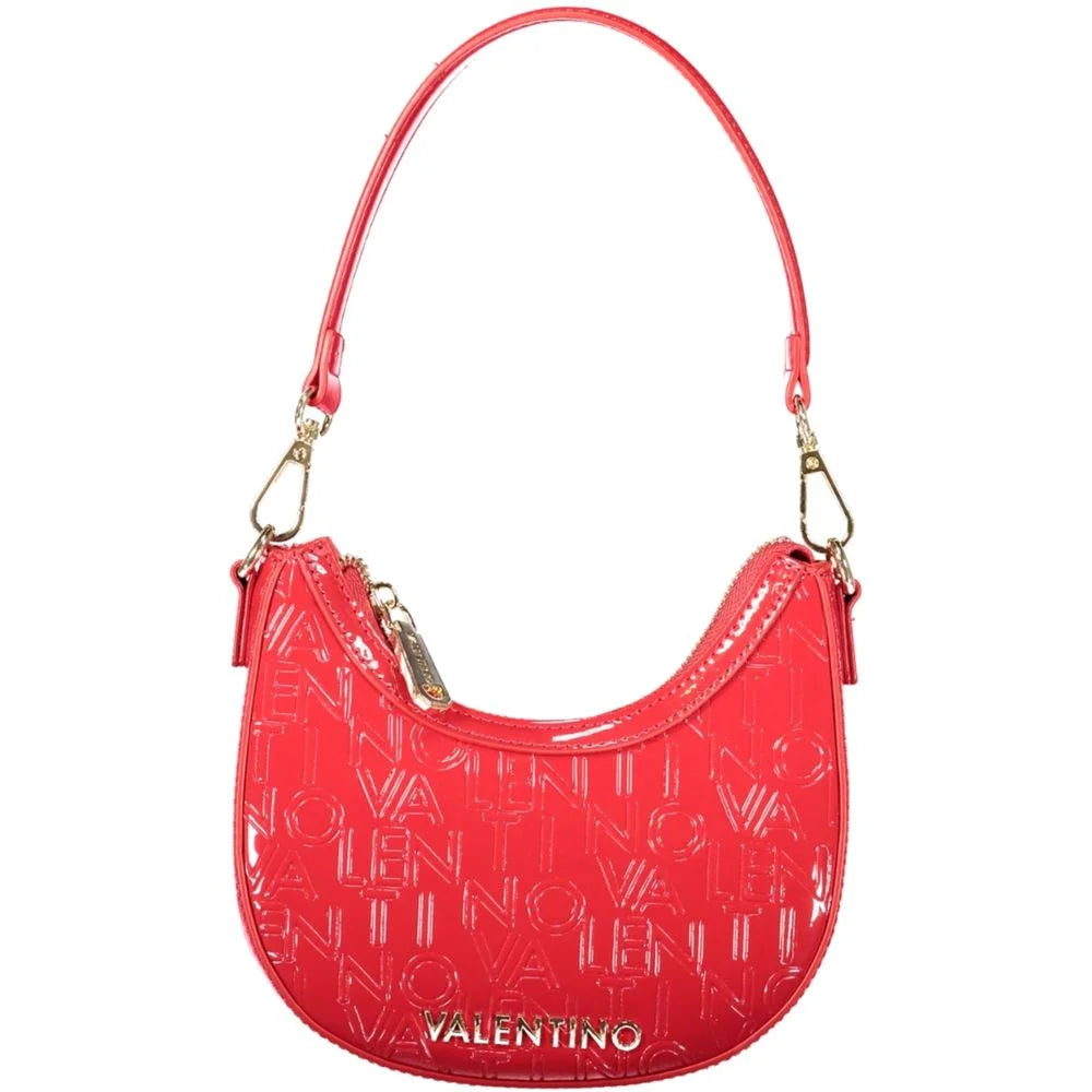 Mario Valentino Red Polyethylene Women Handbag
