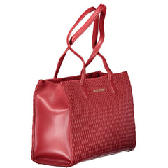 Mario Valentino Red Polyethylene Women Handbag - Shopper Bags