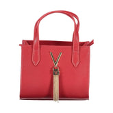 Mario Valentino Red Polyethylene Women Handbag - Shopper Bags