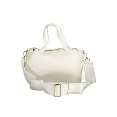 Mario Valentino White Polyethylene Handbag