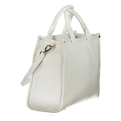 Mario Valentino White Polyethylene Handbag