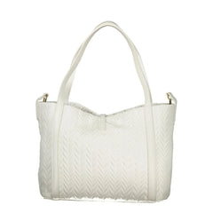Mario Valentino White Polyethylene Handbag