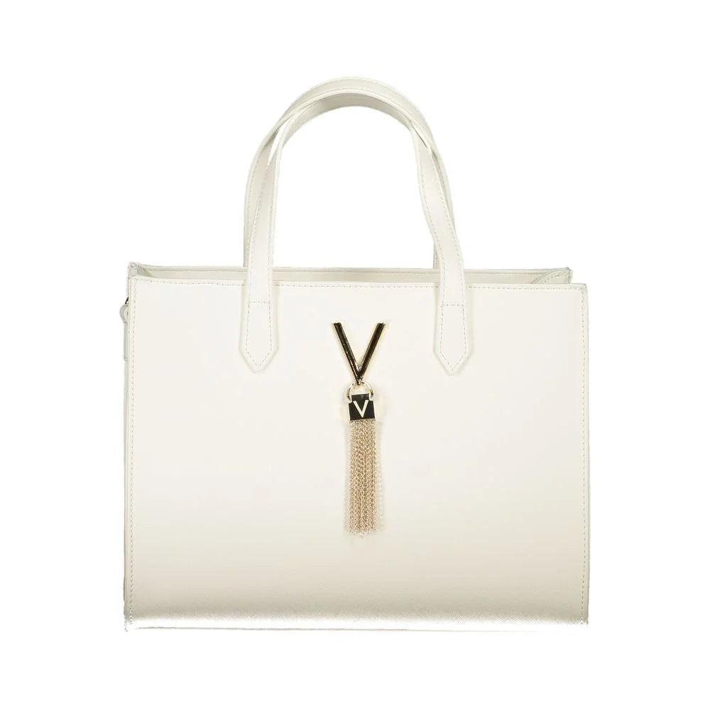 Mario Valentino White Polyethylene Handbag