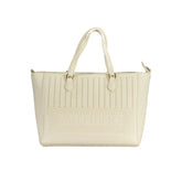 Mario Valentino White Polyethylene Handbag - Shopper Bags
