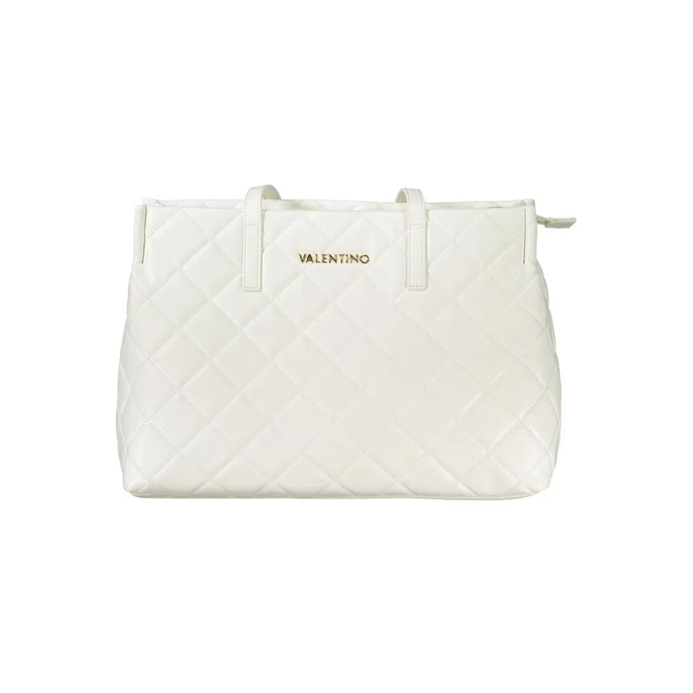 Mario Valentino White Polyethylene Handbag - Shoulder Bags