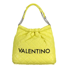 Mario Valentino Yellow Polyethylene Handbag