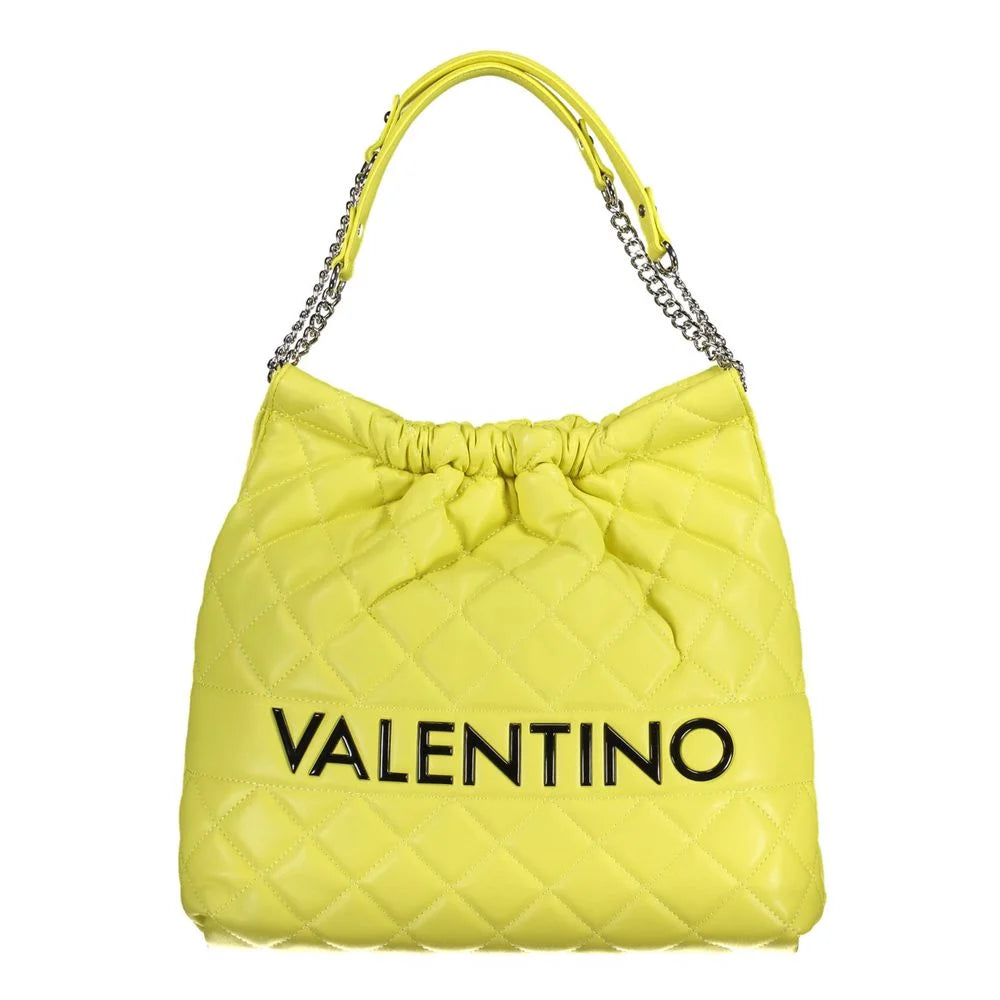 Mario Valentino Yellow Polyethylene Handbag - Shoulder Bags