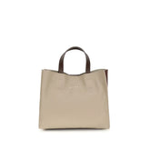 Marni Beige Calf Leather Bos Taurus Shoulder Bag