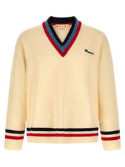 Marni Beige Virgin Wool Cardigan