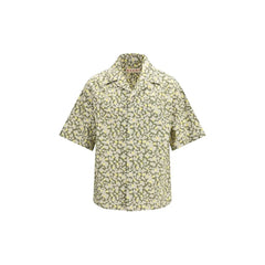 Marni Bicolor Cotton Pattern Shirt