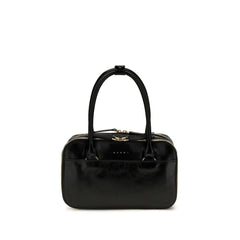 Marni Black Calf Leather Bos Taurus Handbag