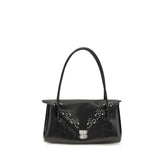 Marni Black Calf Leather Bos Taurus Shoulder Bag