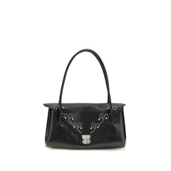 Marni Black Calf Leather Bos Taurus Shoulder Bag