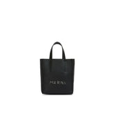 Marni Black Calfskin Tote Bag