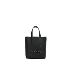 Marni Black Calfskin Tote Bag