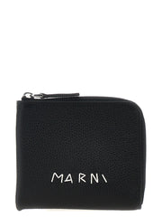 Marni Black Calfskin Wallet