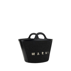Marni Black Cotton Shoulder Bag