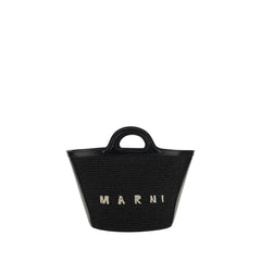 Marni Black Cotton Shoulder Bag
