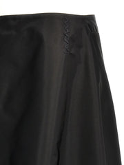 Marni Black Polyamide Midi Skirt