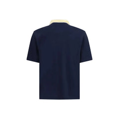 Marni Blue Cotton Polo Shirt
