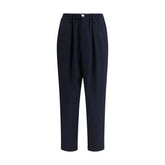 Marni Blue Merino Wool Casual Pants