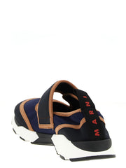 Marni Blue Polyamide Low Top Sneakers - EU36/US6