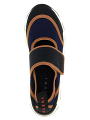 Marni Blue Polyamide Low Top Sneakers - EU36/US6
