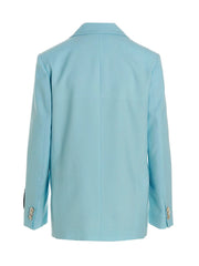 Marni Blue Virgin Wool Blazer - IT38