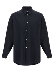 Marni Blue Virgin Wool Blouse - IT50 | L