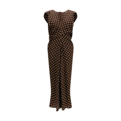 Marni Brown Silk Casual Dress