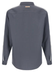 Marni Gray Virgin Wool Blouse