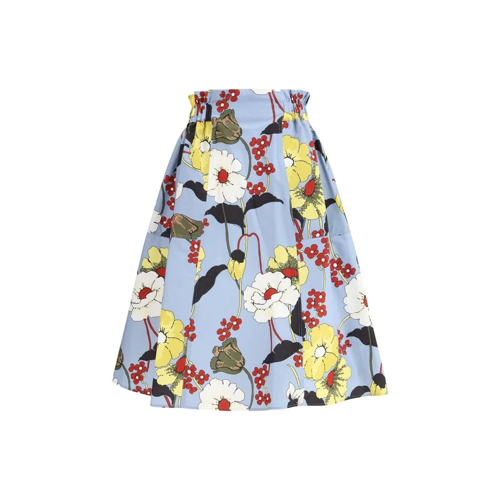 Marni Multicolor Cotton Midi Skirt - IT42 | L